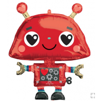 А ФИГУРА/P35 Робот влюбленный сердца Red